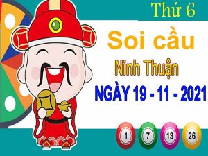 Soi cầu XSNT ngày 19/11/2021 đài Ninh Thuận thứ 6 hôm nay chính xác nhất