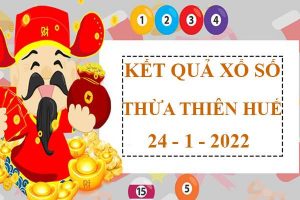 Soi cầu xổ số Thừa Thiên Huế 24/1/2022 dự đoán lô thứ 2