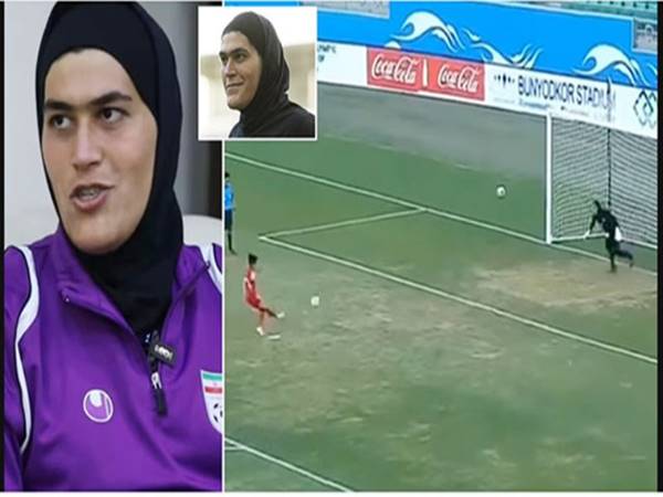 thủ môn đội tuyển nữ Iran là đàn ông