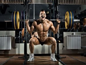 Bài tập squat nam giúp phát triển cơ bắp