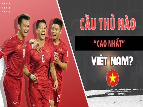 Top cầu thủ cao nhất Việt Nam theo từng vị trí