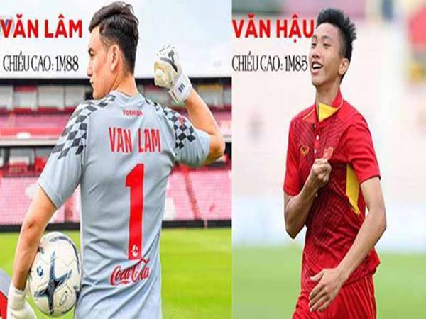 Liệt kê chiều cao các cầu thủ Việt Nam
