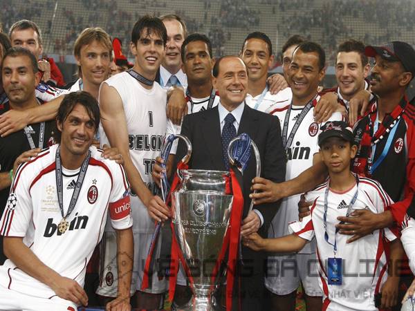 AC Milan vô địch C1 mấy lần? Vô địch vào những năm nào?