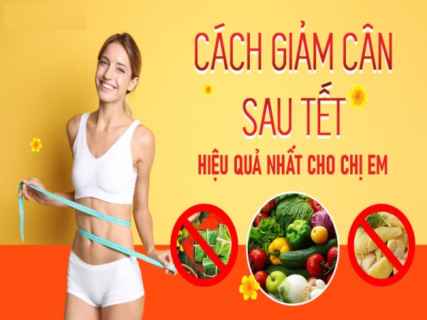 Giảm cân sau Tết lấy lại vóc dáng trong thời gian ngắn