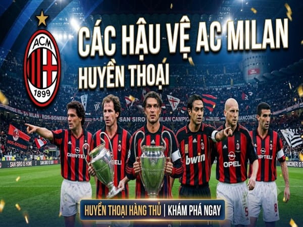 TOP các hậu vệ AC Milan huyền thoại lịch sử Rossoneri