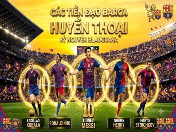 Các tiền đạo Barca xuất sắc nhất chân sút huyền thoại Các tiền đạo Barca xuất sắc nhất chân sút huyền thoại